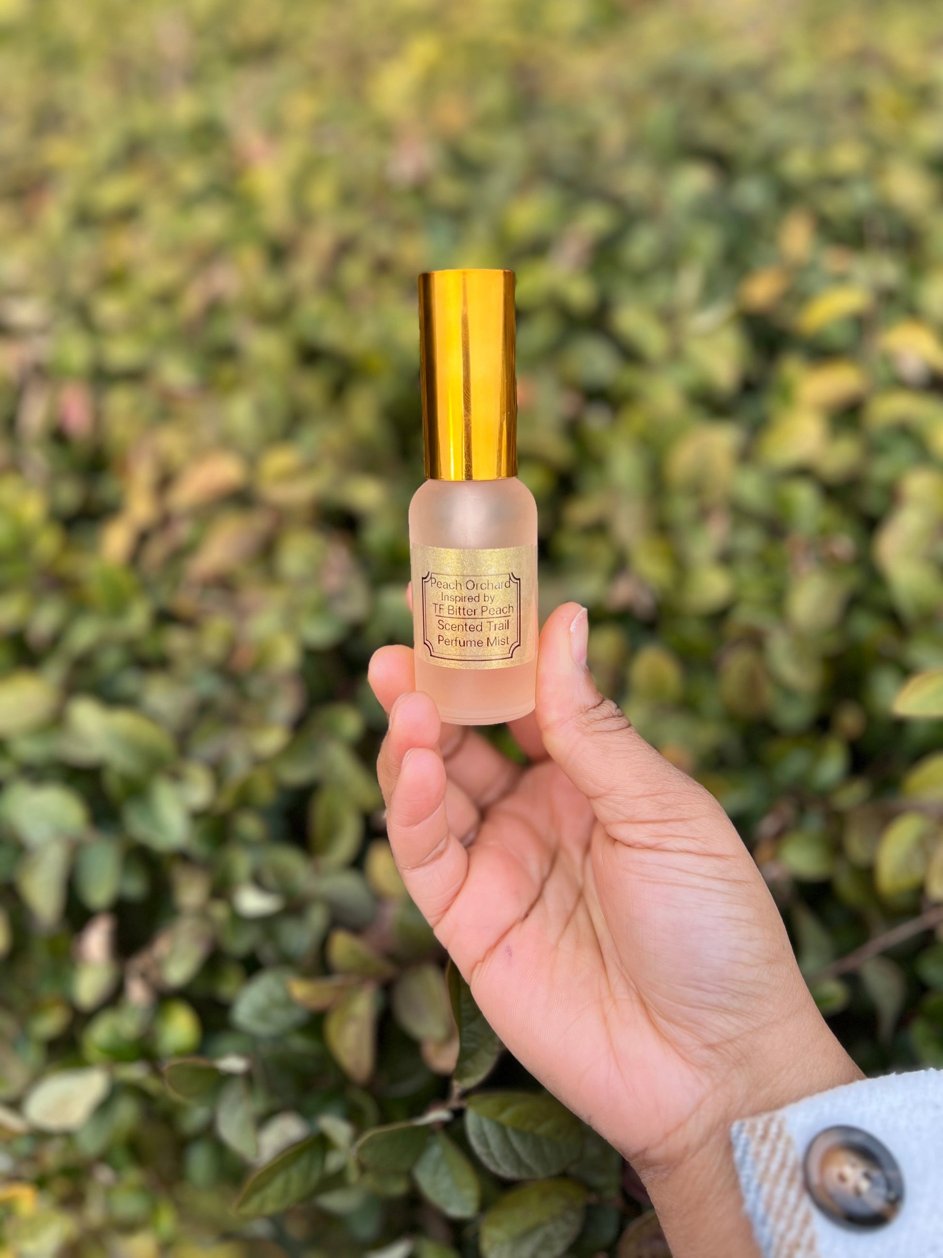 Peach Orchard(Inspired by Tom Ford Bitter Peach) - Premium Perfume Mist from Scented Trail Body Oils  - Just $5! Shop now at Scented Trail Body Oils 